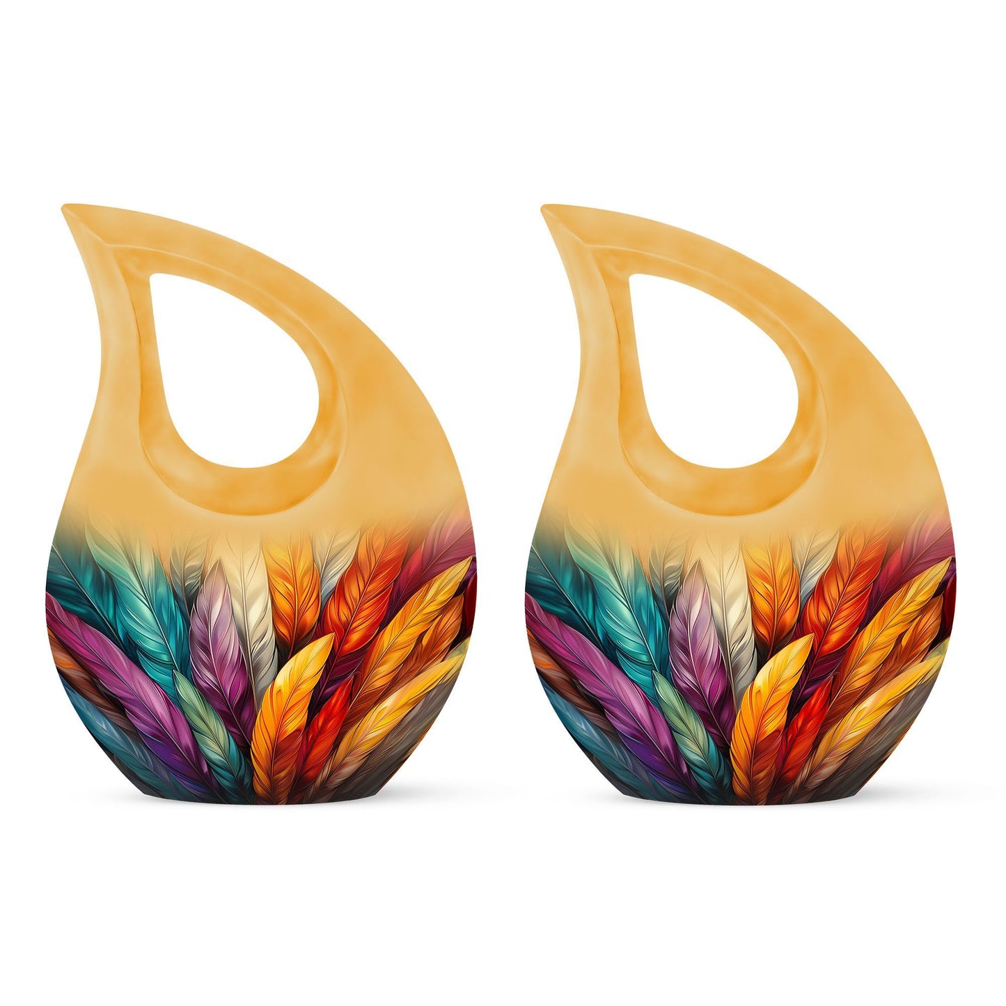 feather urn for human ashes