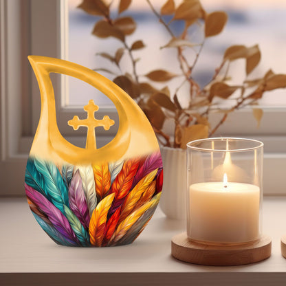 feather urn for human ashes