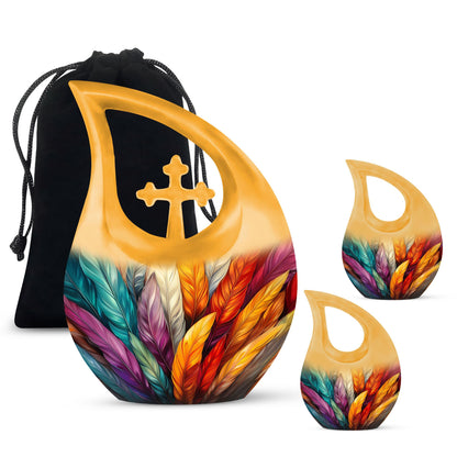 feather urn for human ashes