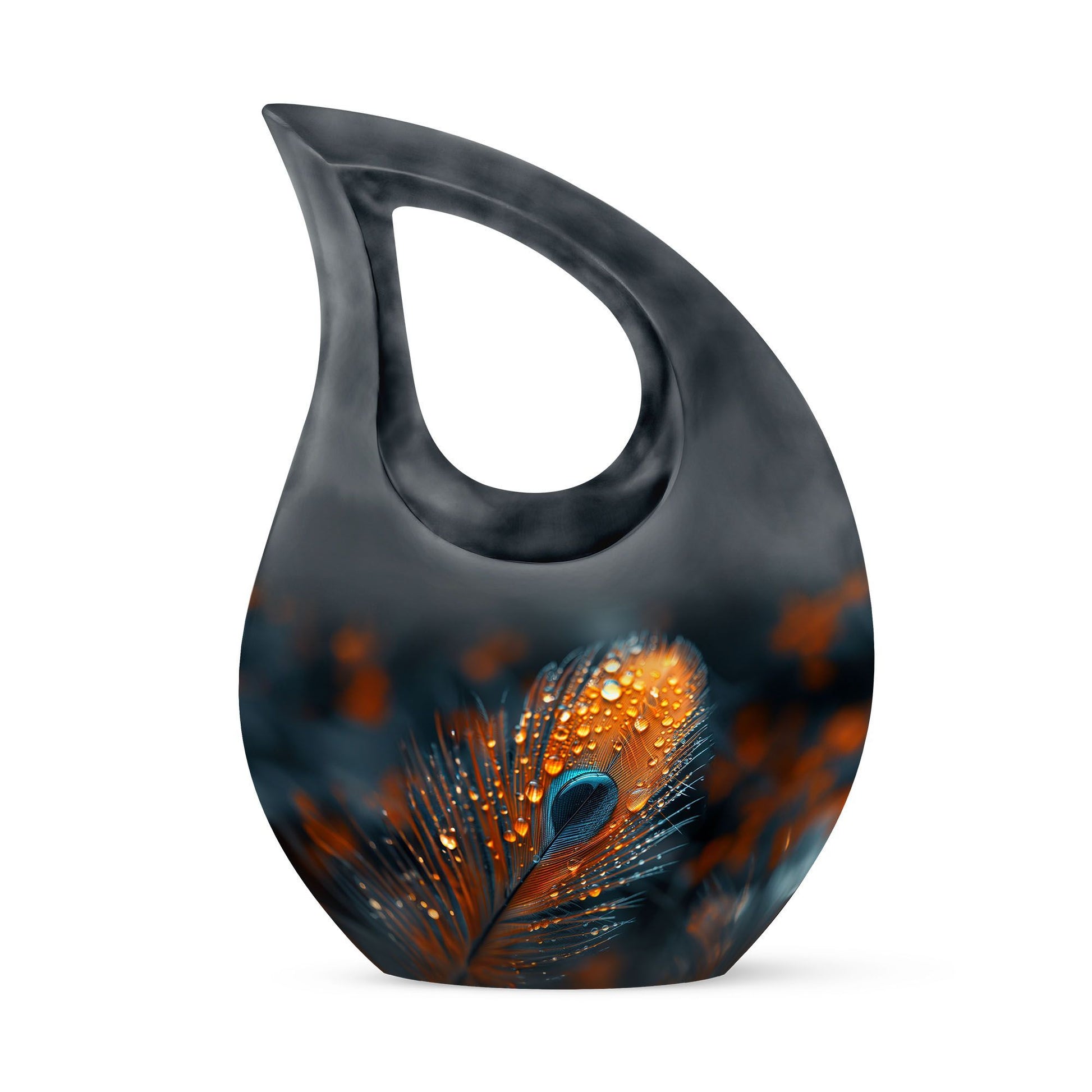 Aluminum Feather Urn