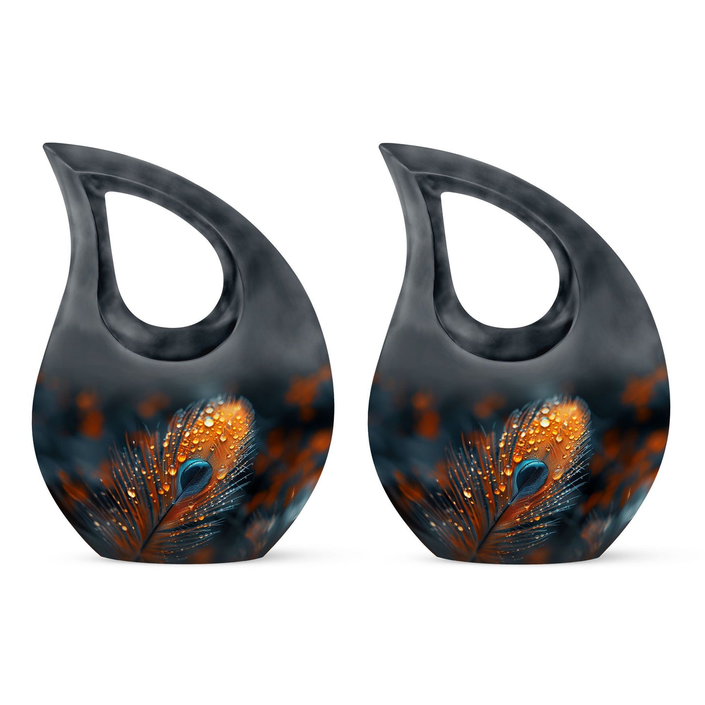 Aluminum Feather Urn