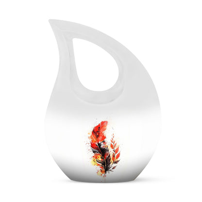 Aluminium Feather Urn for Ashes