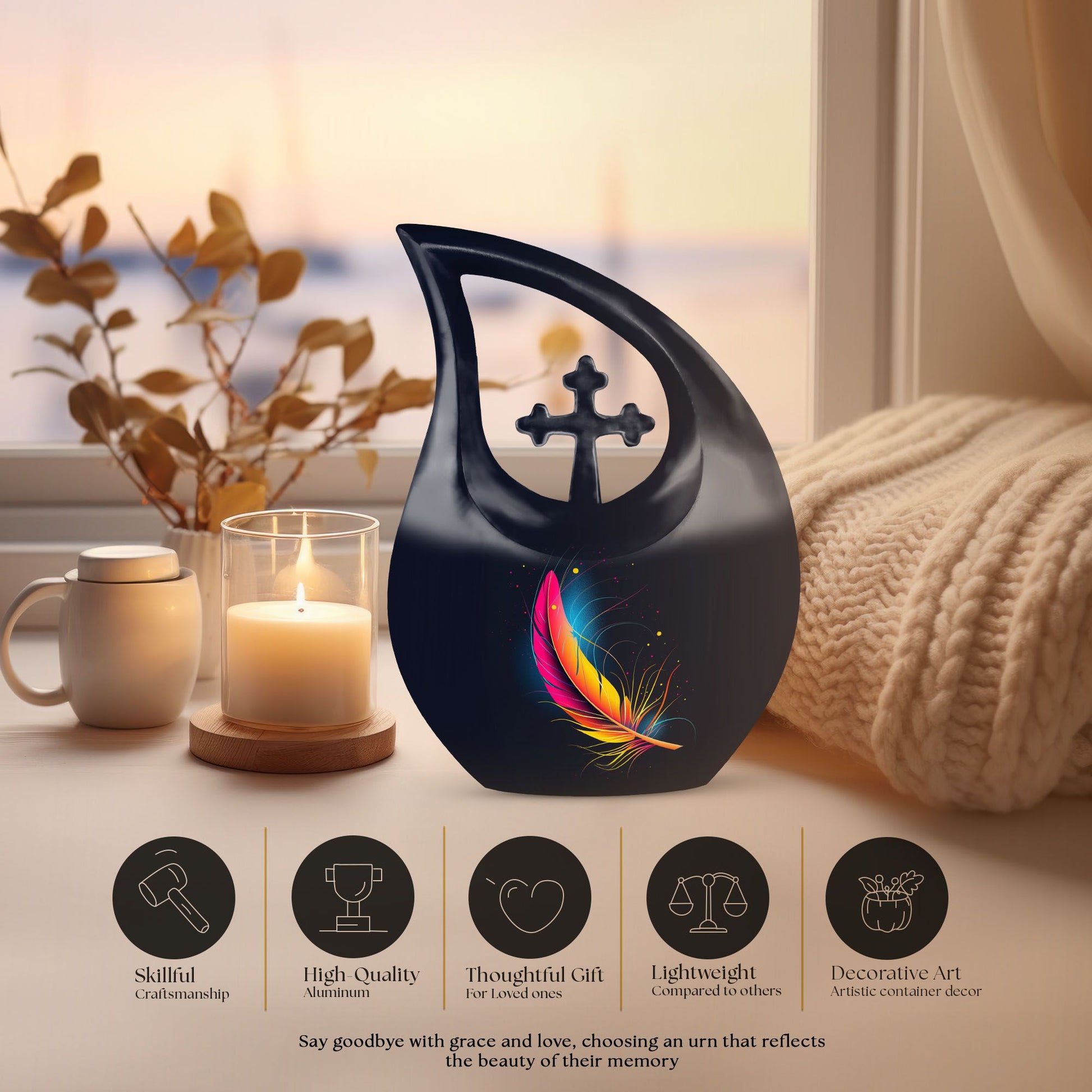Feather Urn