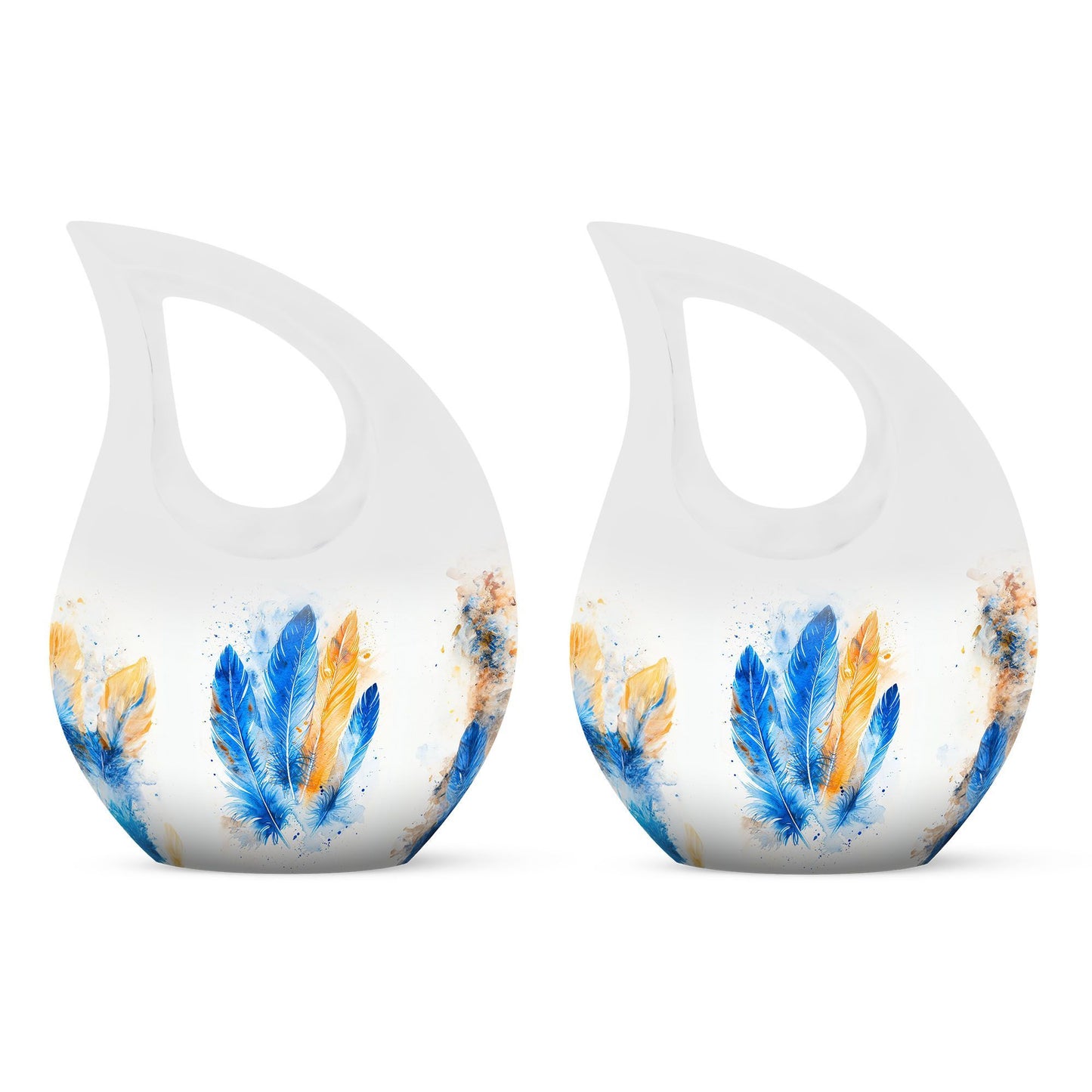 Large Feather Urn