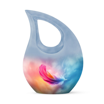 10 inch Feather Urn