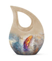 Feather Urn For Human Remains Funeral - Memorial Keepsakes For Ashes