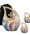 Feather Urn For Human Remains Funeral - Memorial Keepsakes For Ashes