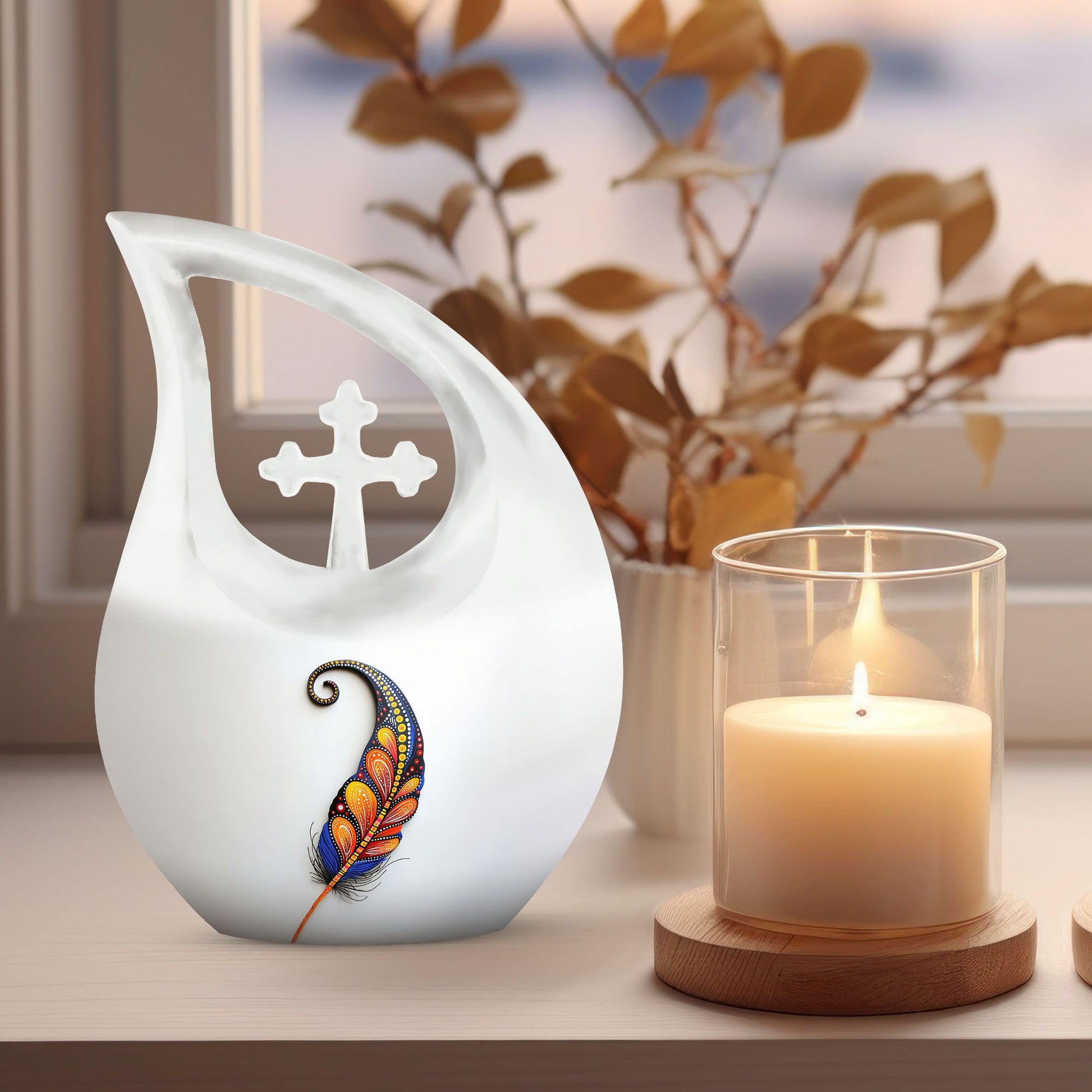 Feather Urn