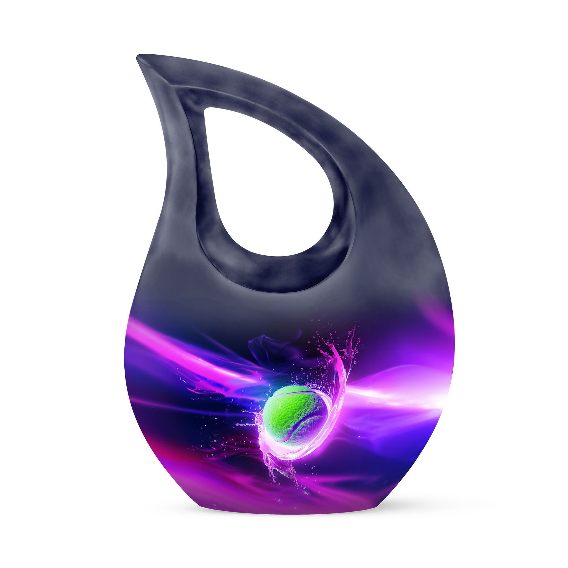 Green Tennis Ball Funeral Urn - Urn For Athletes