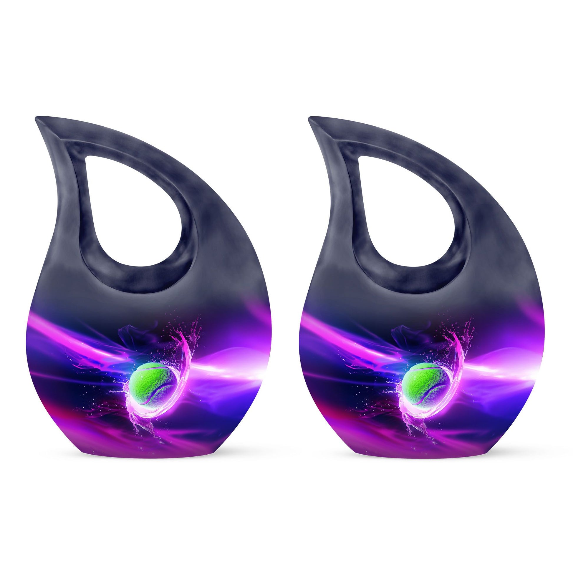 Green Tennis Ball Funeral Urn - Urn For Athletes