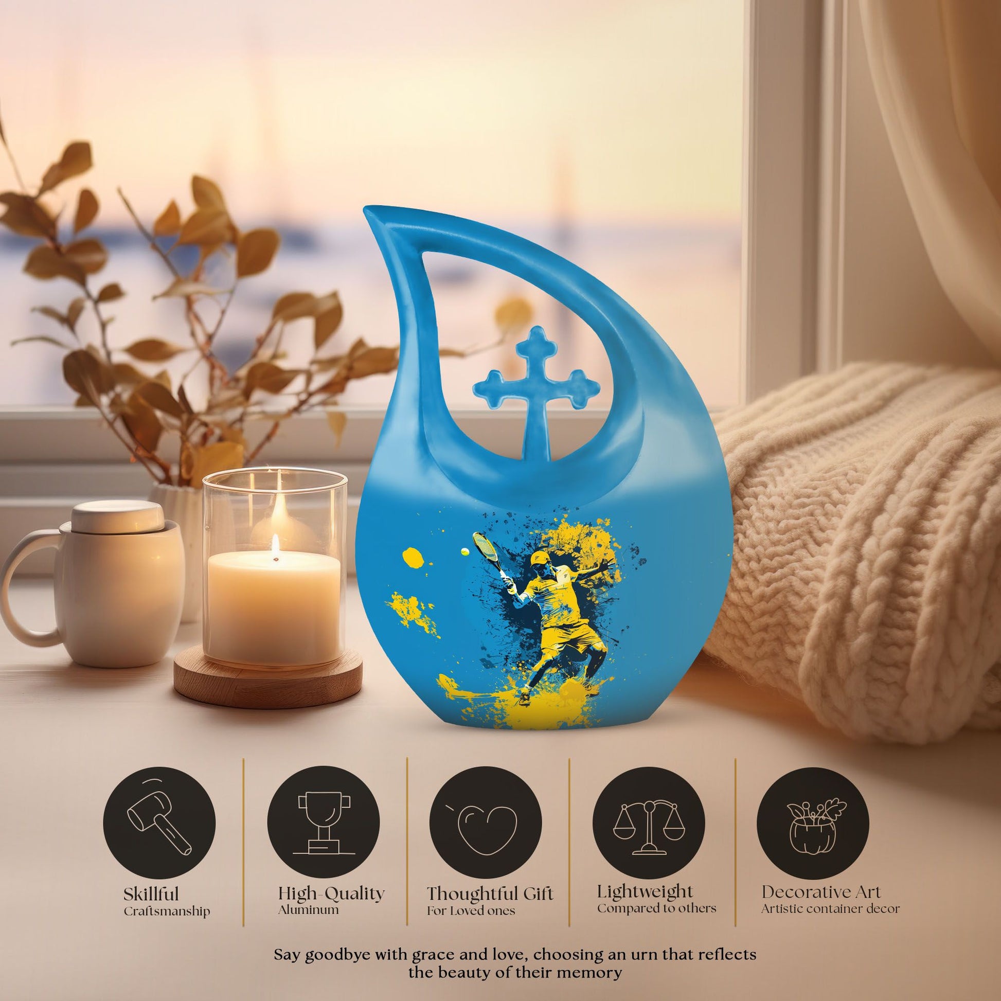 Affordable memorial Urn