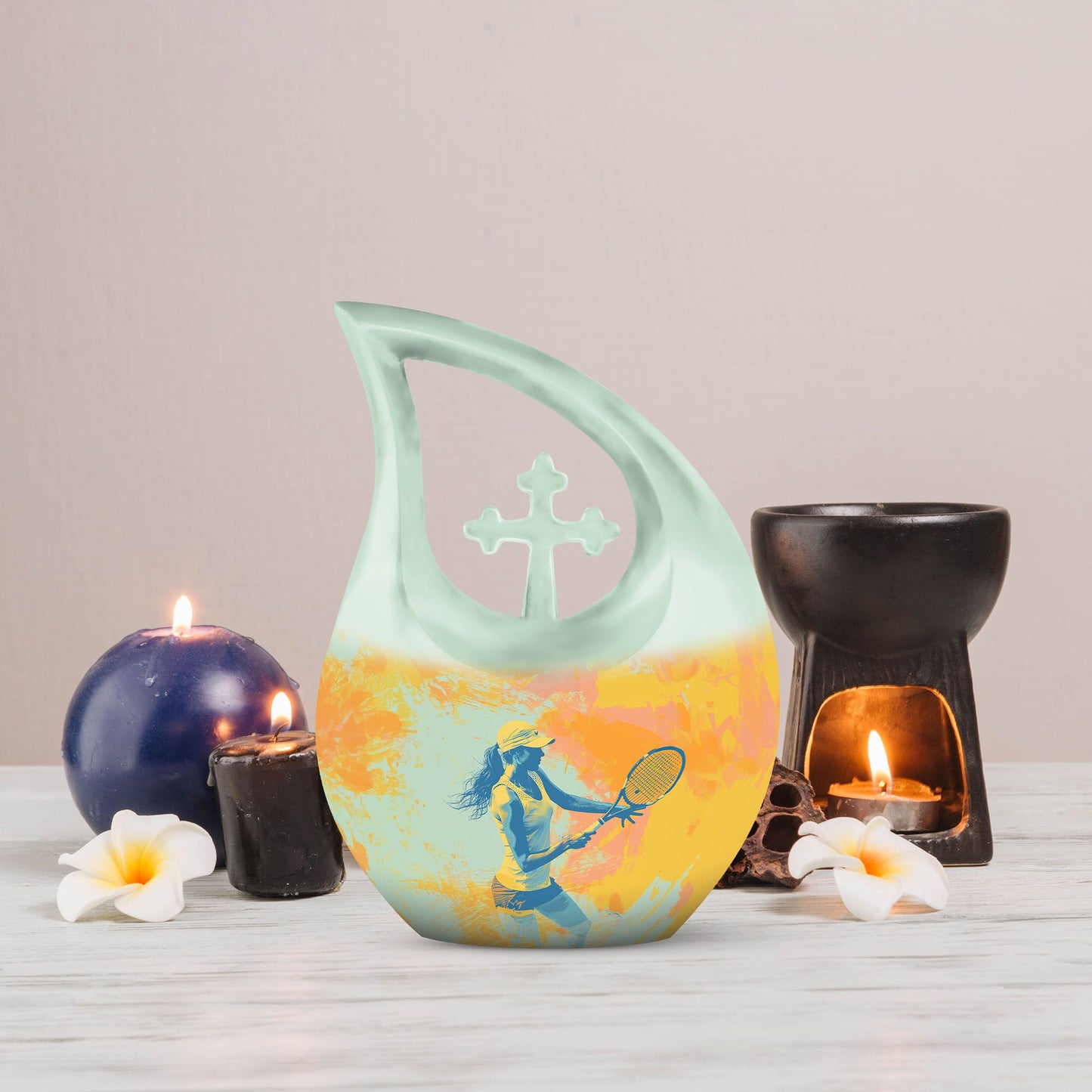 Tennis Memorial Urn for Ashes