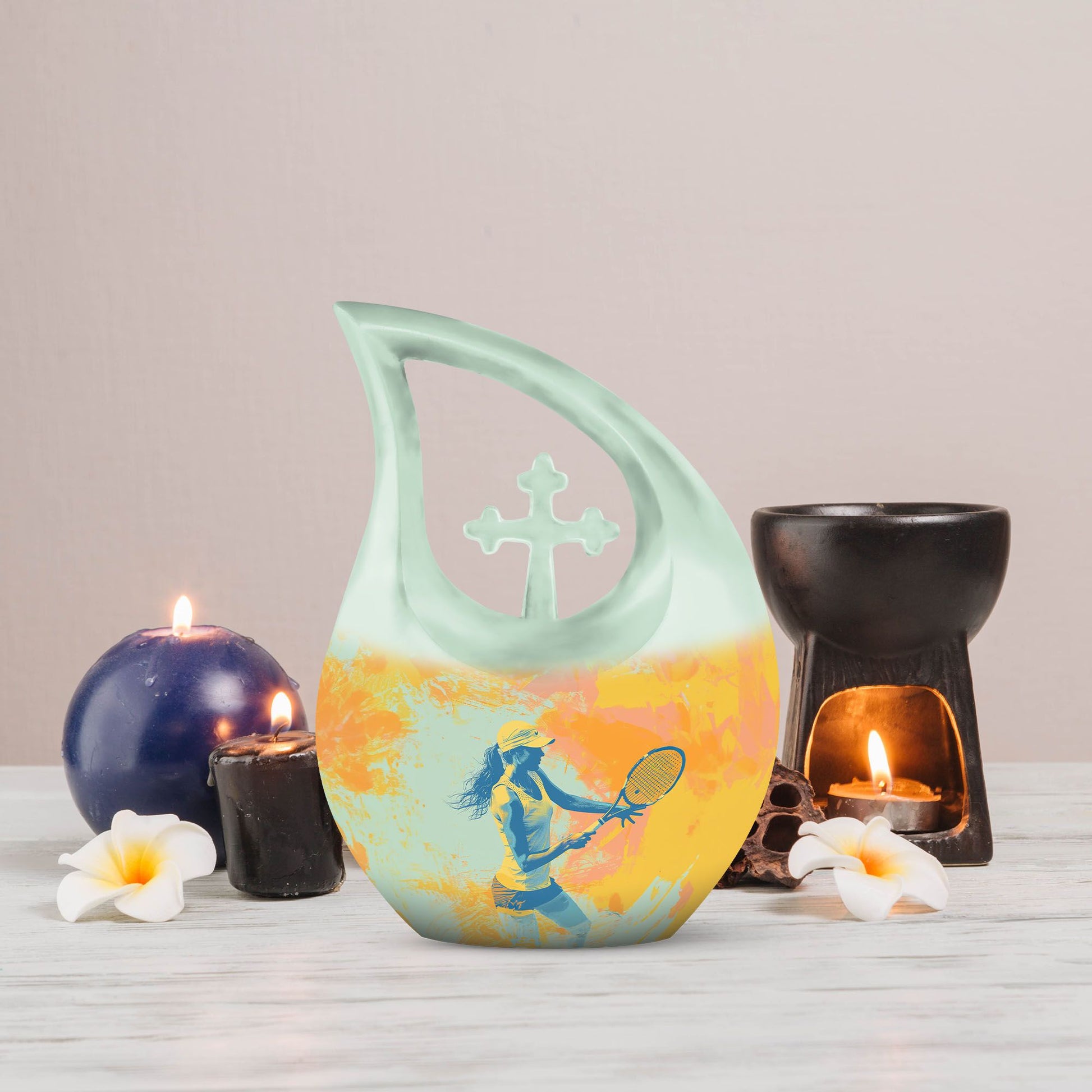Tennis Memorial Urn for Ashes