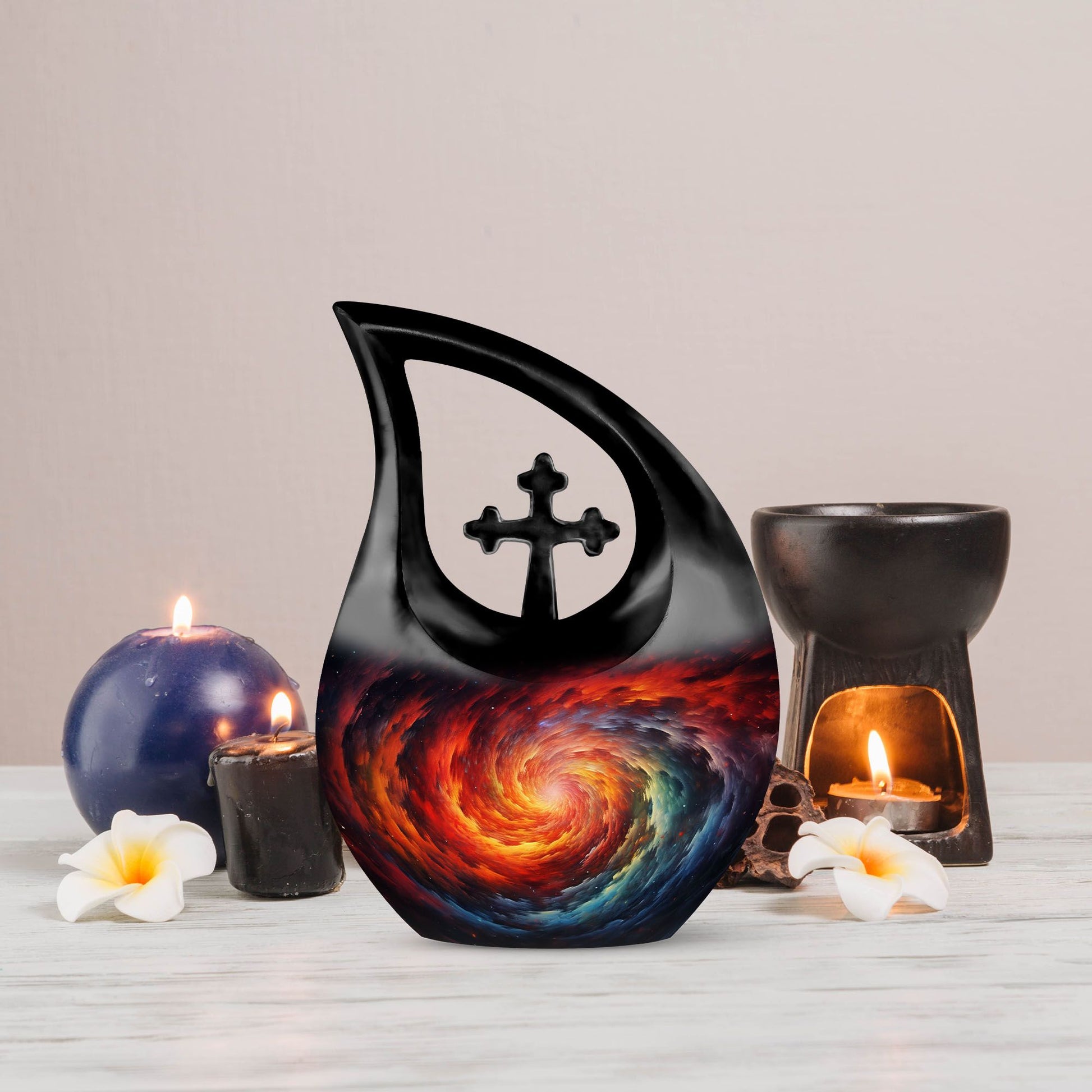 Galaxy memorial urn