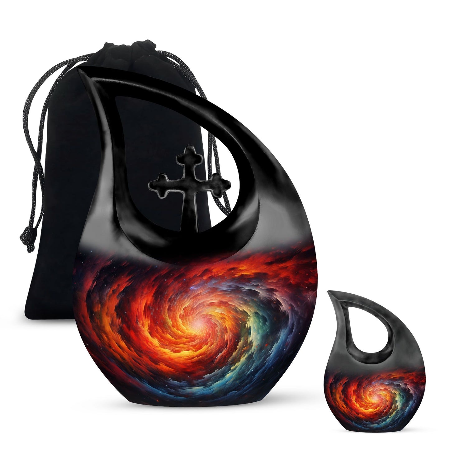 Galaxy memorial urn