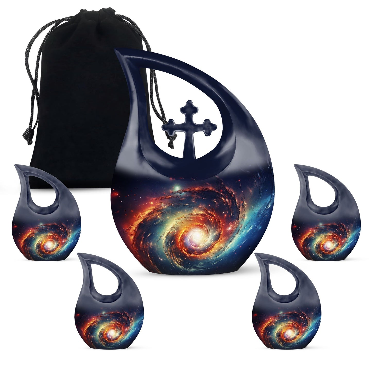 Galaxy-inspired Urn for human ashes