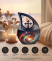 Galaxy-inspired Urn for human ashes
