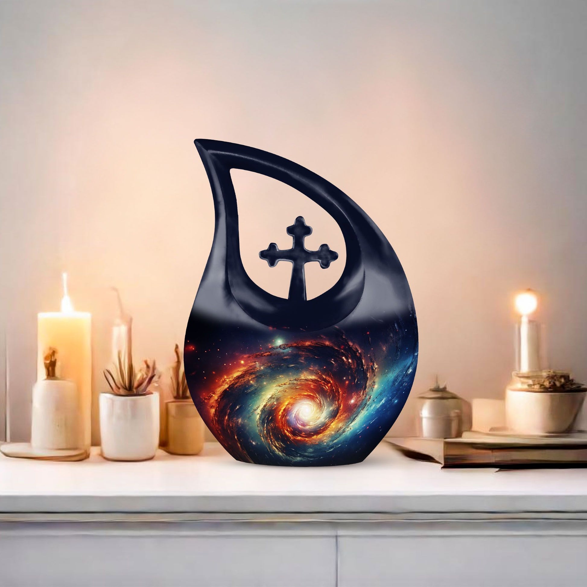 Galaxy-inspired Urn for human ashes