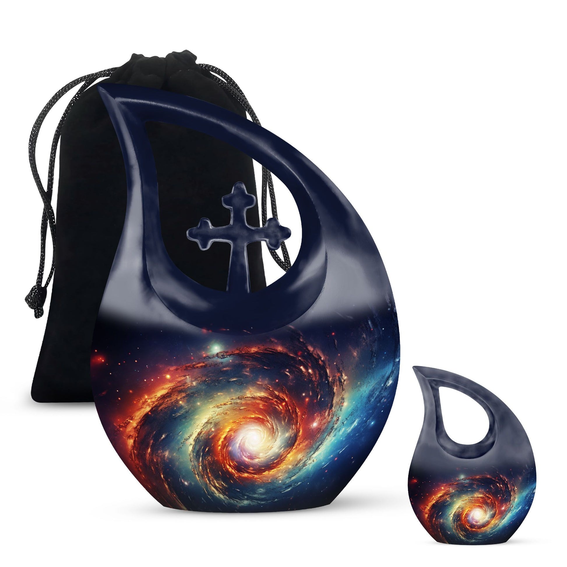 Galaxy-inspired Urn for human ashes