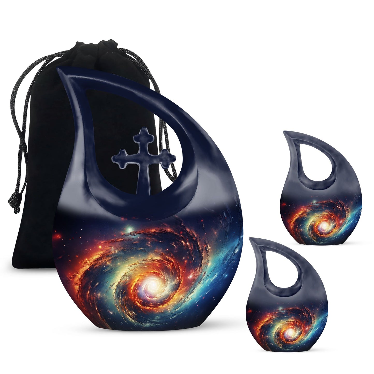 Galaxy-inspired Urn for human ashes