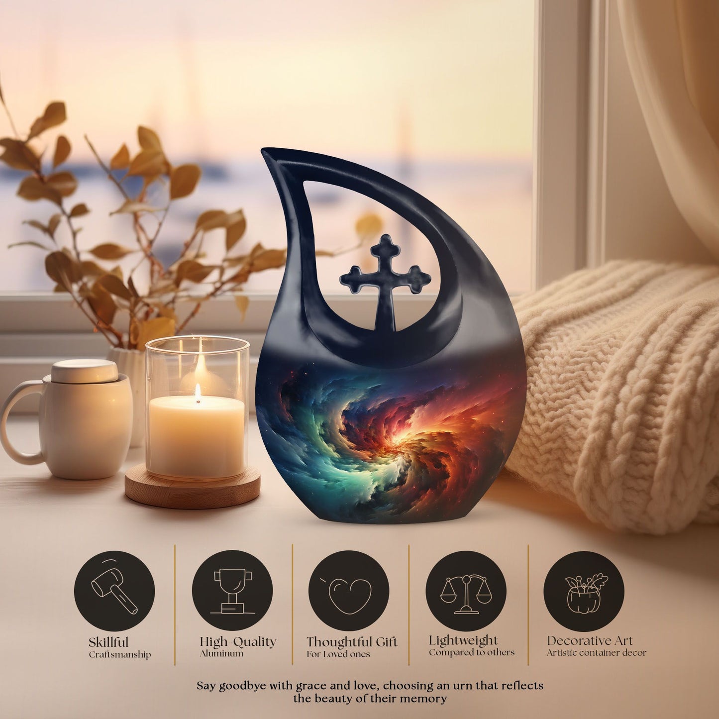 10-inch Galaxy Urn