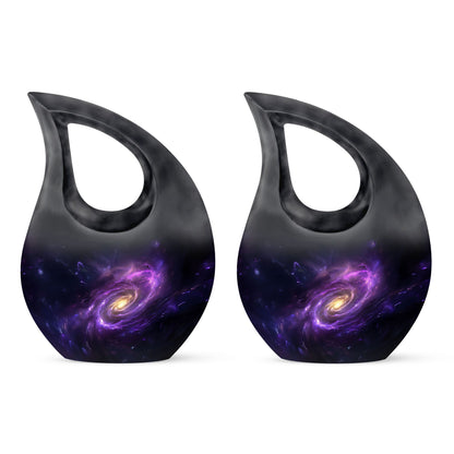 Personalized Galaxy Cremation Urn for Women - 10-inch, 200 cu in - Yatskia