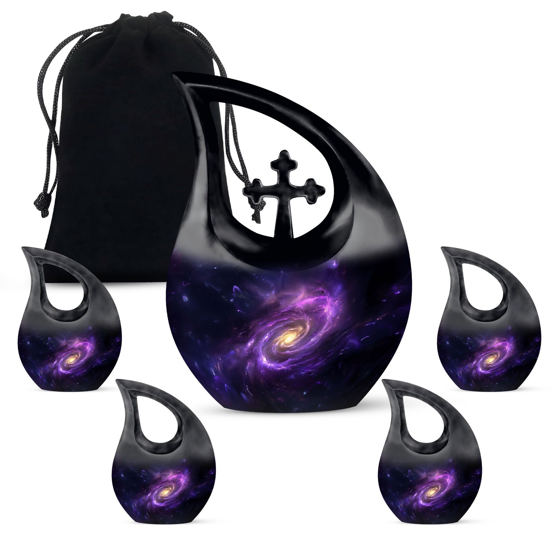 Galaxy Small Urns For Women Human Ashes Funeral, Ashes Urn