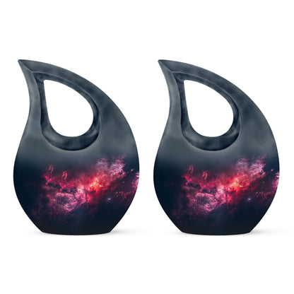 Personalized Galaxy Cremation Urn for Men - 10-inch, 200 cu in - Yatskia