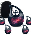 Galaxy Adult Size Cremation Urns - Funeral Decorative Urns