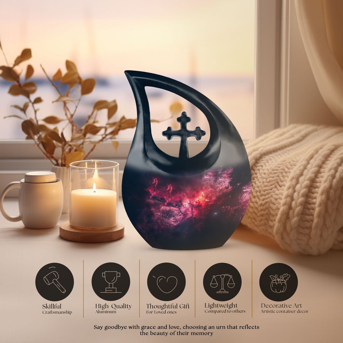 10-inch Galaxy Urn,