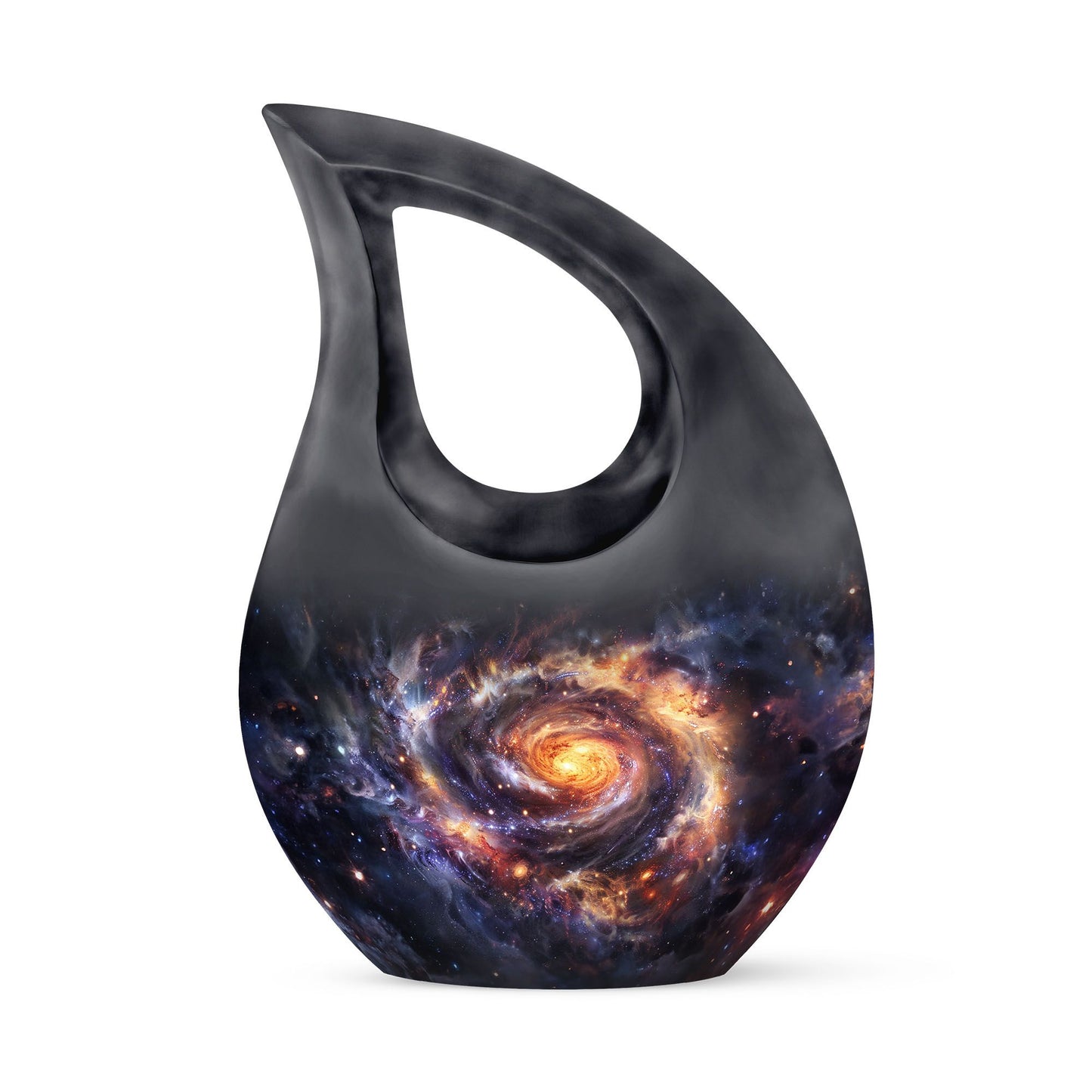 Personalized Galaxy Cremation Urn for Loved One - 10-inch, 200 cu in - Yatskia