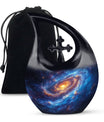 10 Inch Galaxy themed Cross Drop Urn 