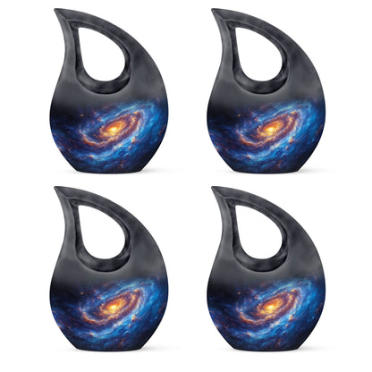 10 Inch Galaxy themed Cross Drop Urn 