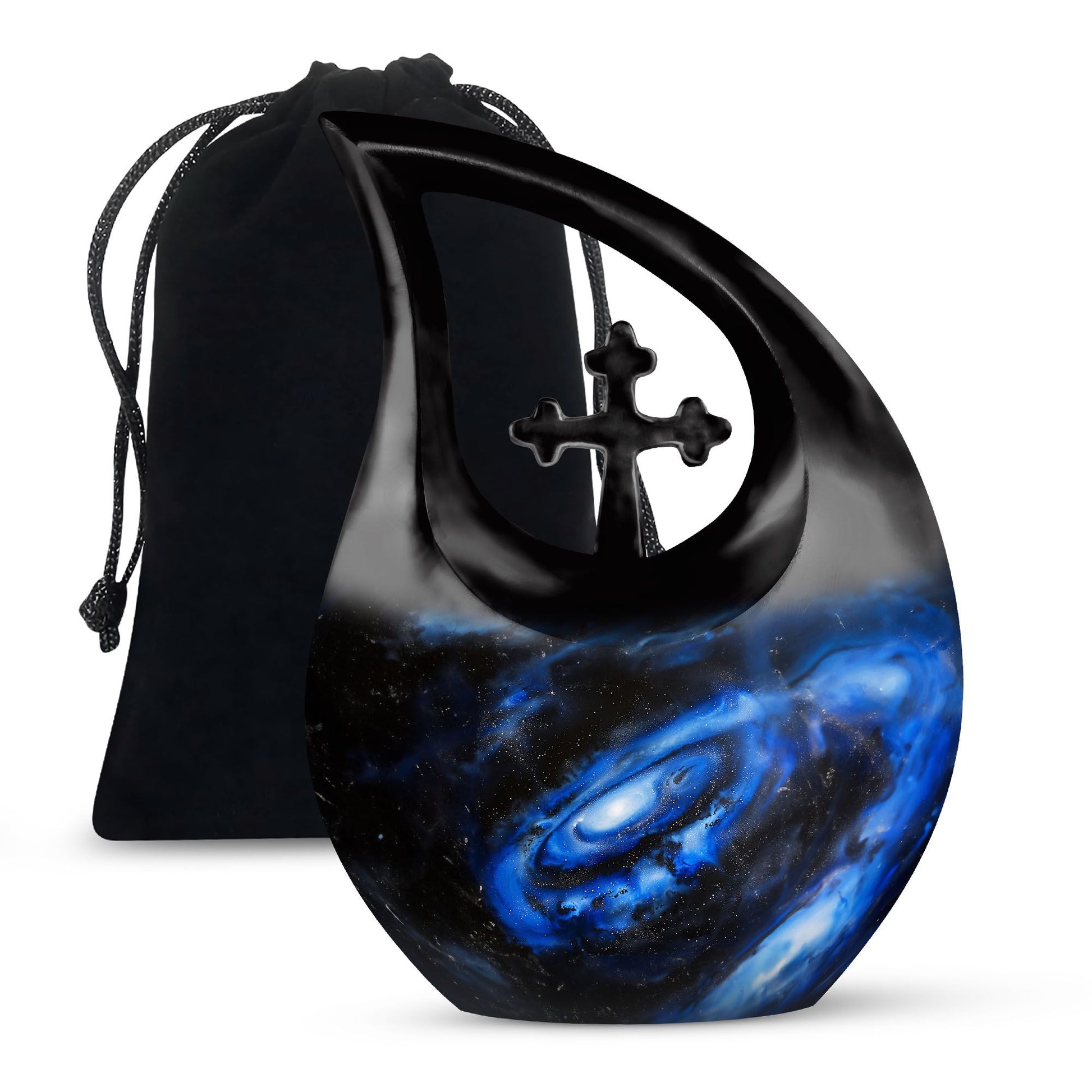 Galaxy Large Decorative Urn For Human Ashes - Funeral Urns For Men & Women