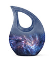 Stylized Artistic Decorative Galaxy Urn - Large Human Ashes Urn