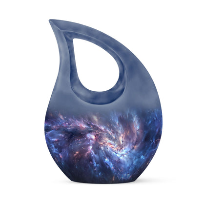 Personalized Galaxy Cremation Urn for Men - 10-inch, 200 cu in - Yatskia