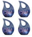 Stylized Artistic Decorative Galaxy Urn - Large Human Ashes Urn
