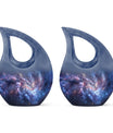 Stylized Artistic Decorative Galaxy Urn - Large Human Ashes Urn