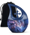 Stylized Artistic Decorative Galaxy Urn - Large Human Ashes Urn