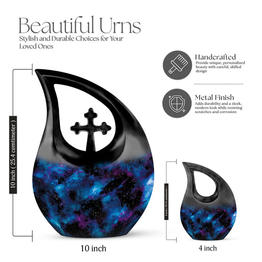 10-inch Galaxy urn 