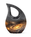 Beautiful Galaxy Decorative Funeral Urn - Burial Urns For Adult Human Ashes