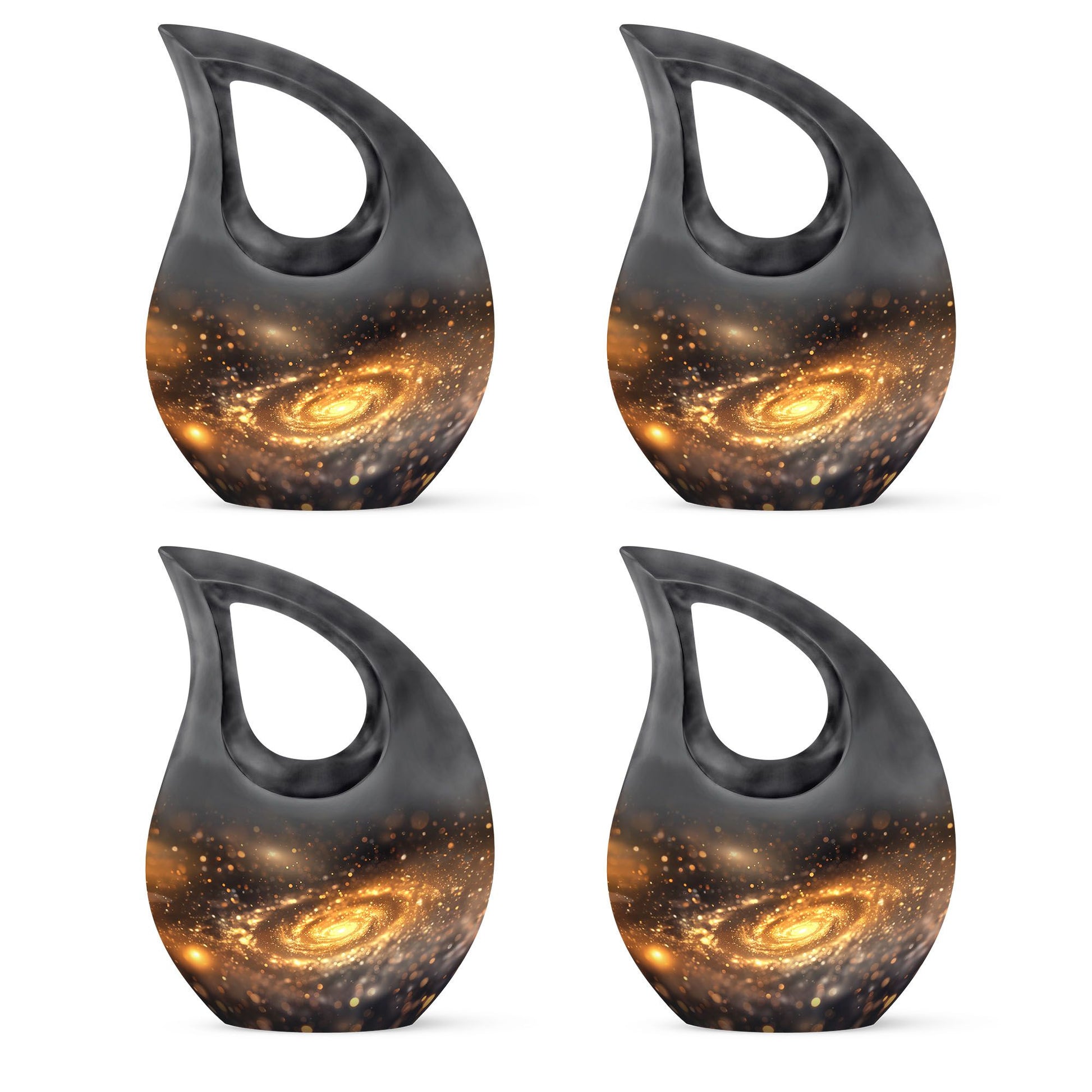 Beautiful Galaxy Decorative Funeral Urn - Burial Urns For Adult Human Ashes