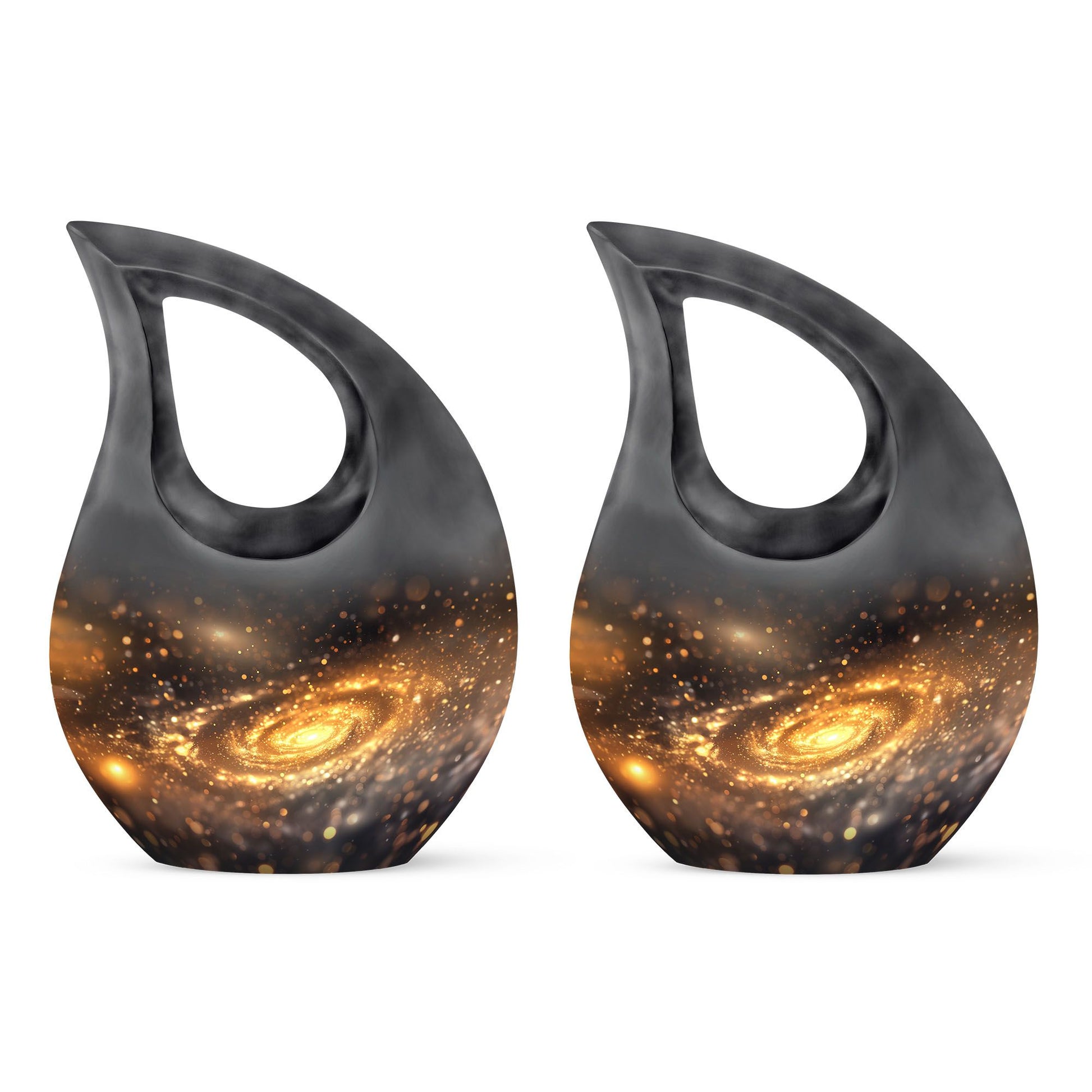 Beautiful Galaxy Decorative Funeral Urn - Burial Urns For Adult Human Ashes