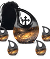 Beautiful Galaxy Decorative Funeral Urn - Burial Urns For Adult Human Ashes