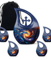 Galaxy Keepsake Urn Large Funeral, Ashes Urn For Ashes