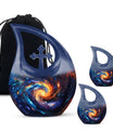 Galaxy Keepsake Urn Large Funeral, Ashes Urn For Ashes