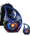 Galaxy Theme Large Urn With 1 Keepsake Urn