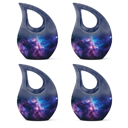 10-inch Galaxy Urn featuring a Cross Drop design