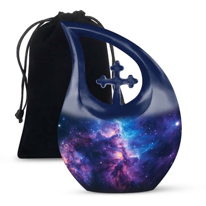 Galaxy Theme Large Urn 10 Inch