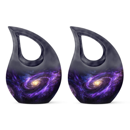 10-inch Galaxy Urn with Cross Drop design, 